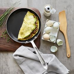All-Clad D5® Polished Stainless-Steel Pro Nonstick Omelette Fry Pans