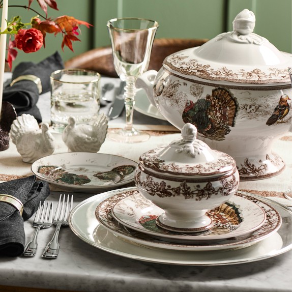 Plymouth Turkey 10 Year Appetizer Plates Set | Williams Sonoma