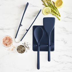 GreenPan™ Silicone Tools with Spoon Rest, Set of 4