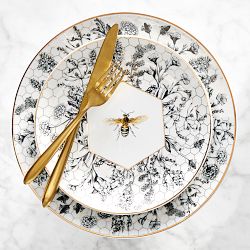 Honeycomb Bee Salad Plates