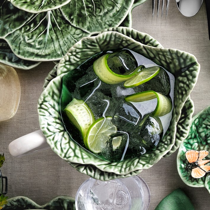 Bordallo Pinheiro Cabbage Pitcher | Williams Sonoma