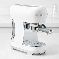SMEG 50's Style Retro Manual Espresso Machine with Steam Wand