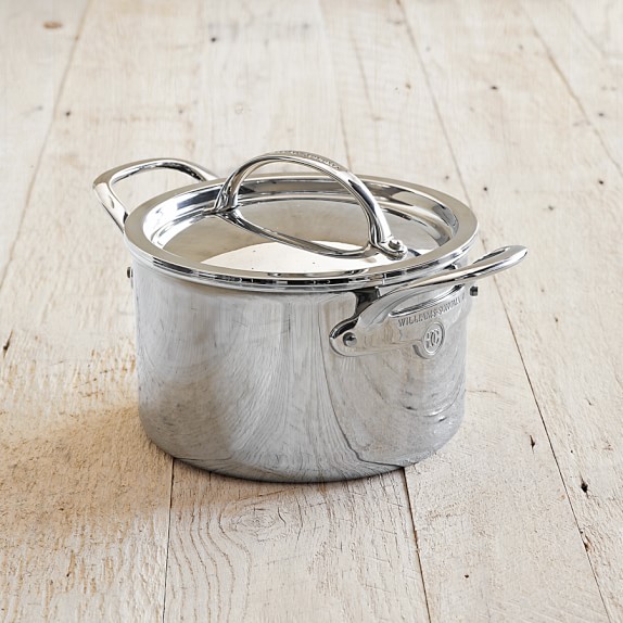 Williams Sonoma Signature Thermo-Clad™ Soup Pot, 4-Qt | Williams