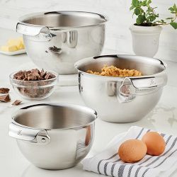 Hestan Stainless-Steel Mixing Bowls, Set of 3