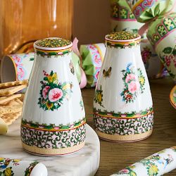 Famille Rose Salt &amp; Pepper Shakers