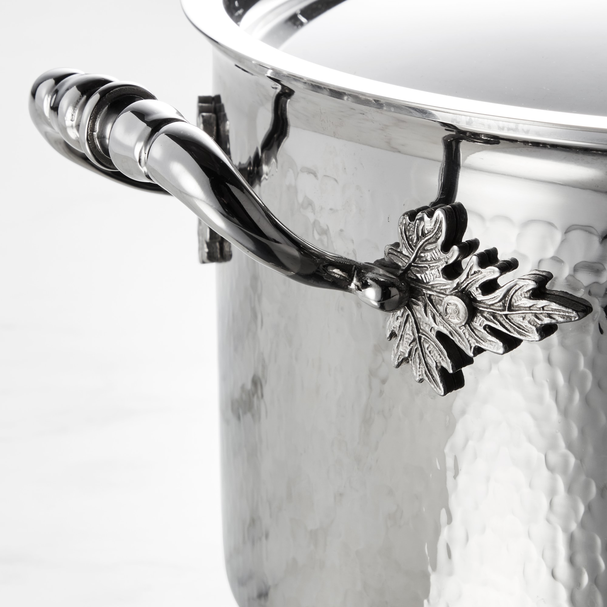 Ruffoni Opus Prima Hammered Stainless Steel 11-Piece Cookware Set Sansujyuku sansujyuku.com