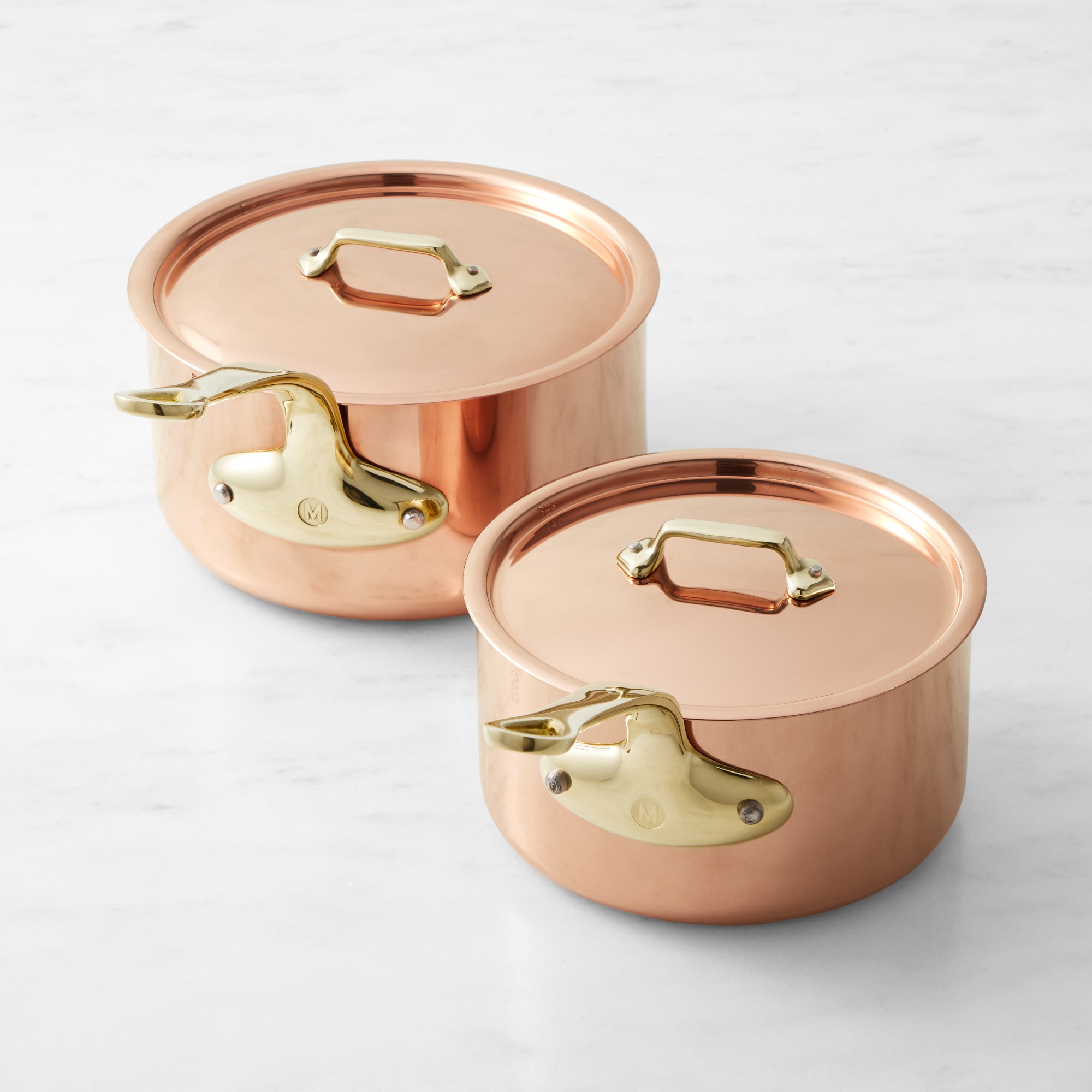 Mauviel M’250B Copper Saucepan Set, 2-Qt. & 3.5-Qt. Sansujyuku sansujyuku.com