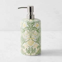 Morris And Co Blue Bell Bath Accessories, Soap Dispenser, Sage