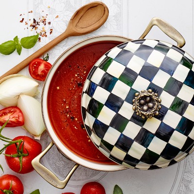 MacKenzie-Childs Courtly Check 12-Piece Cookware Set Simolary simolary.com 20
