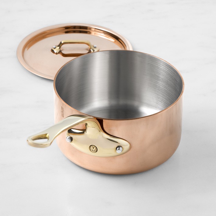 Mauviel M'250B Copper Saucepan | Williams Sonoma