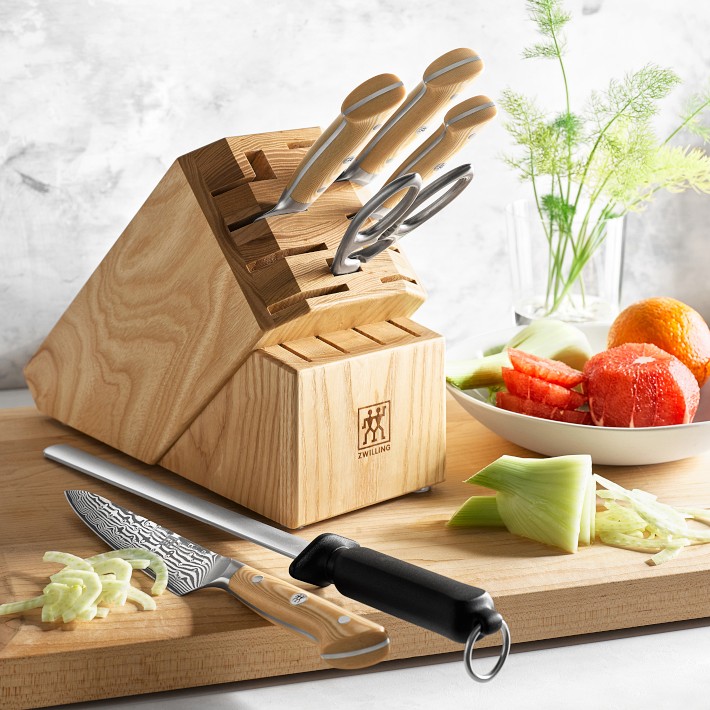 Zwilling Kanren 7-Piece Knife Set with Acacia Block | Williams Sonoma