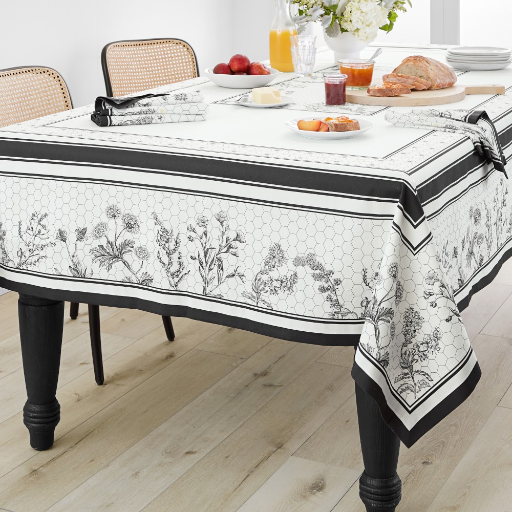 williams sonomaテーブルクロス Honeycomb Tablecloth | Williams Sonoma