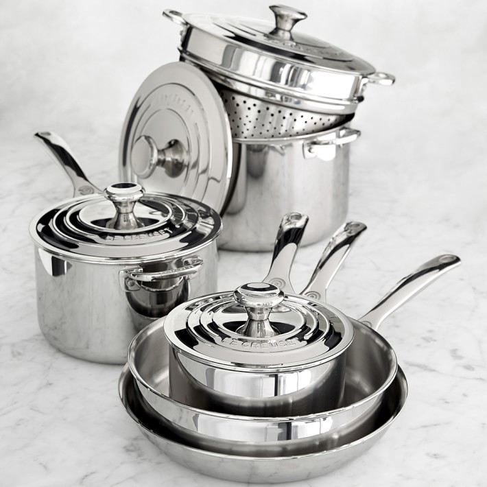 Le Creuset Stainless-Steel Saucepan | Williams Sonoma