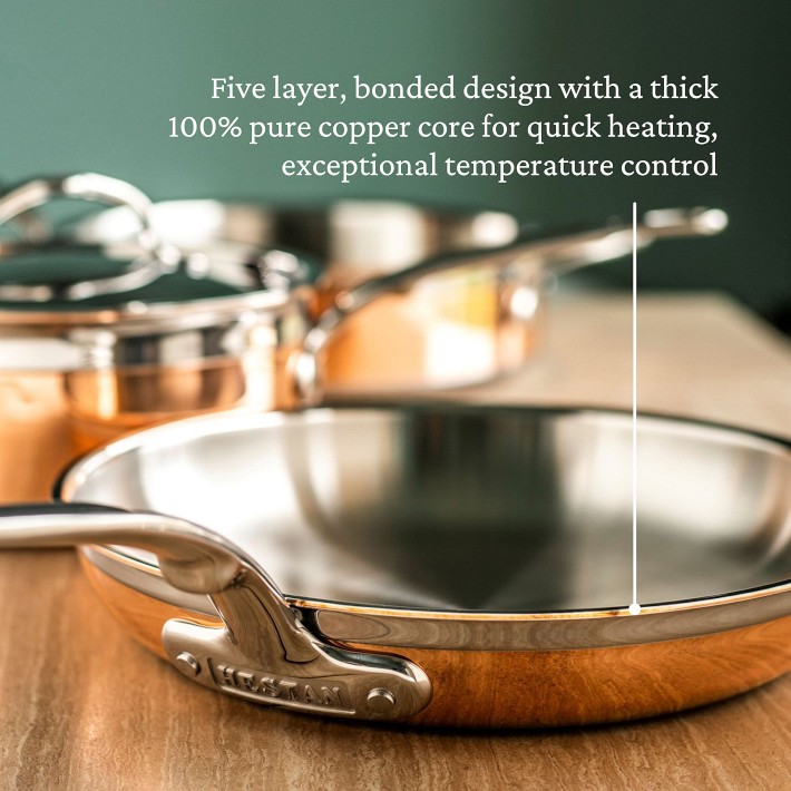 SV COPPER WARE 銅 プチパン 100 + 80 4個 hestan-copperbond-open-skillet