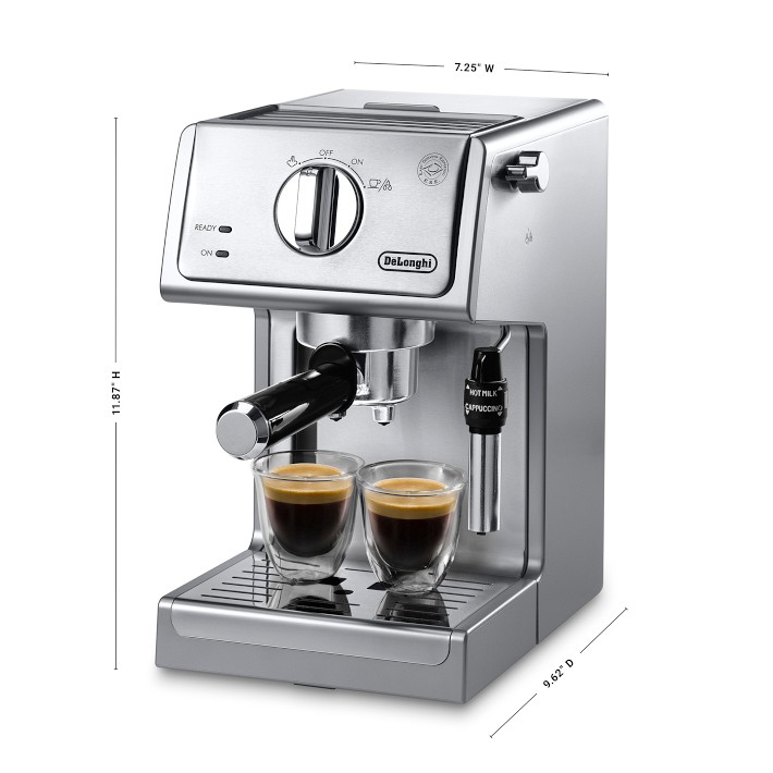 DeLonghi ESPRESSO エスプレッソマシン De'Longhi 15 Bar Espresso and Cappuccino Machine | Williams Sonoma