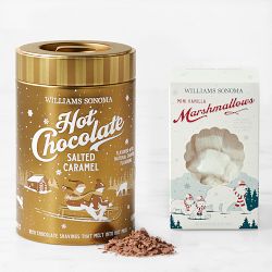 Williams Sonoma Salted Caramel Hot Chocolate & Mini Marshmallows Set