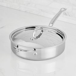 Hestan ProBond Luxe Professional Clad Stainless-Steel Saute Pan, 3.5-Qt.
