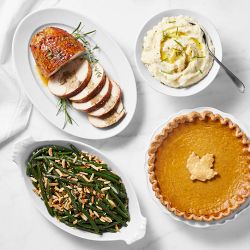 Williams Sonoma Complete Thanksgiving Stuffed Turkey Breast Dinner, Serves 4, First Available