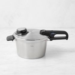 Fissler Vitavit Premium Stovetop Pressure Cooker with Steamer Insert, 4.5-Qt.