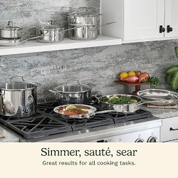 Cuisinart Chef's Classic Stainless-Steel 17-Piece Cookware Set