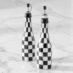 Mackenzie Childs Courtly Check Oil Cruet