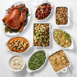 Deluxe Thanksgiving Organic Turkey Dinner, Serves 8-12, First Available