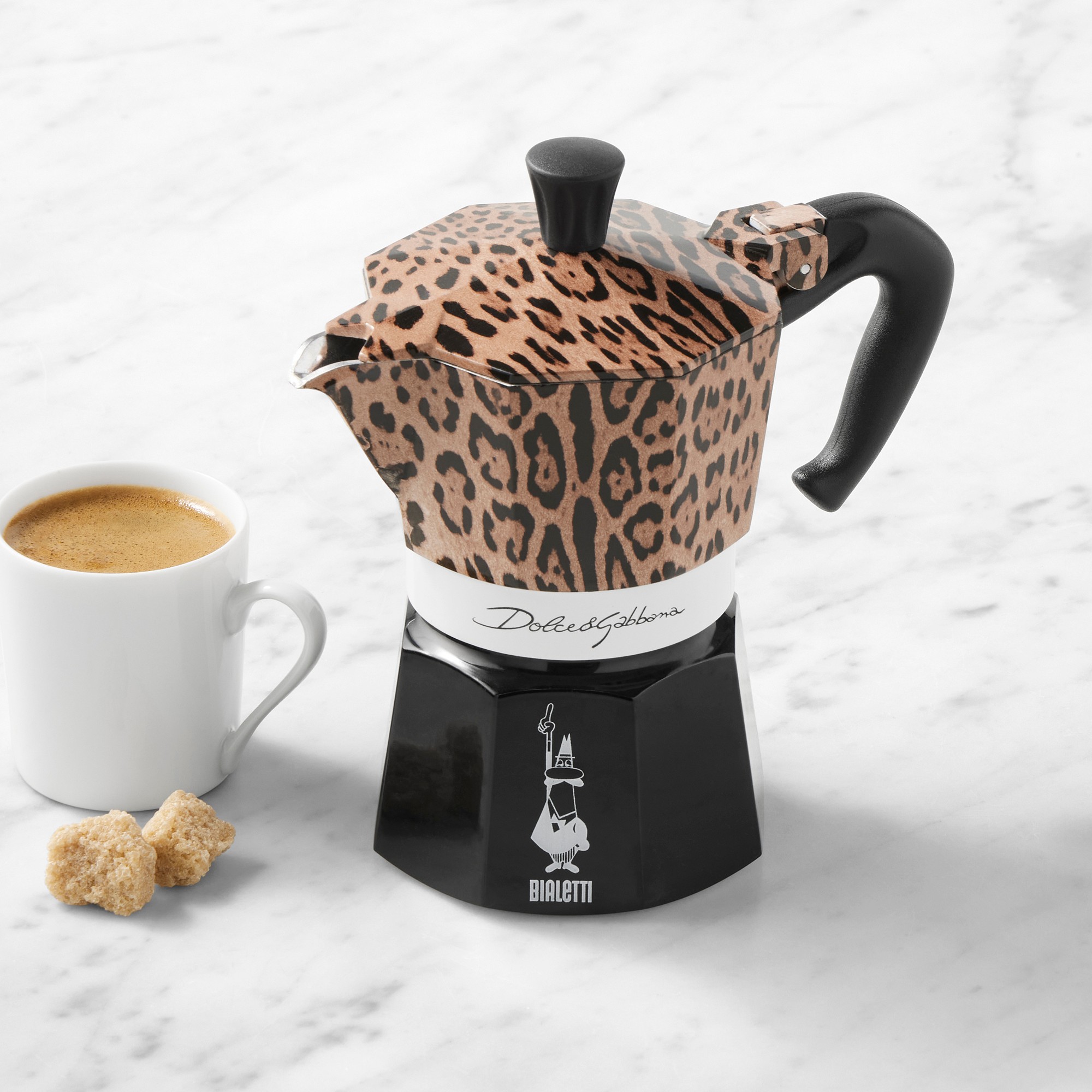 Bialetti Moka Dolce & Gabbana Stovetop Espresso Maker, Leopardo Sansujyuku sansujyuku.com