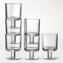 Williams Sonoma Pantry Stacked Goblets, Set of 6