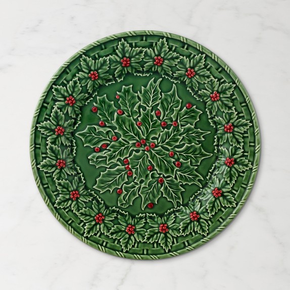 Bordallo Pinheiro Holly Berry Charger by Williams Sonoma Home