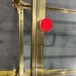 OPEN BOX: Beckett Bar Cart, Brass