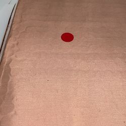 OPEN BOX: Copper Hammered Tray, Large