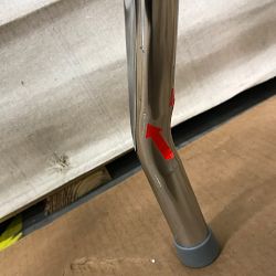 OPEN BOX: Diner Stool, 30", Dark Red