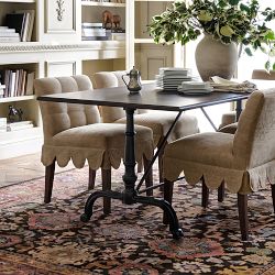 La Coupole Rectangular Iron Bistro Table (72")