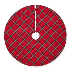 Red Tartan Tree Skirt
