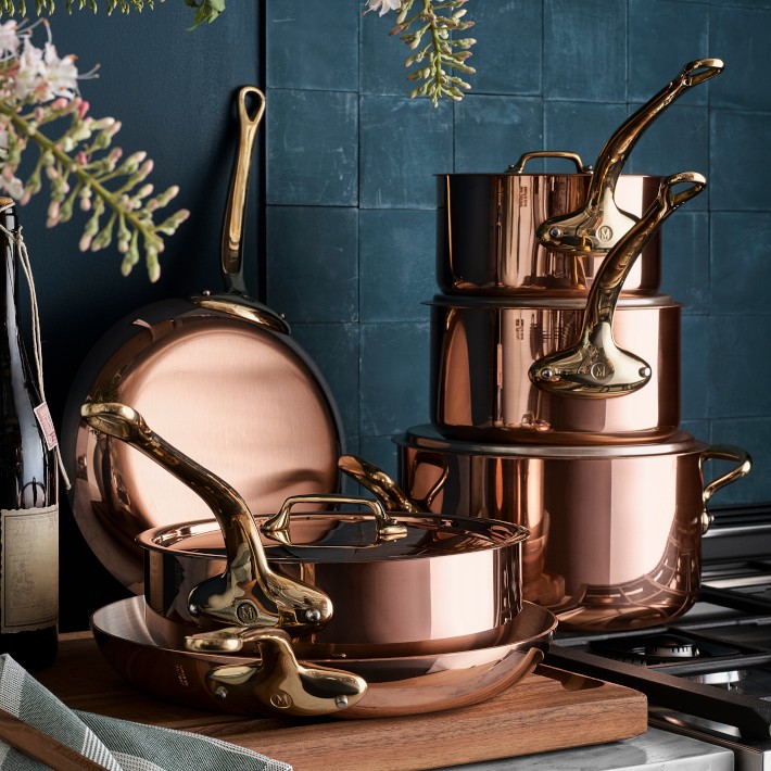 Mauviel M'250B Copper 5-Piece Cookware Set | Williams Sonoma
