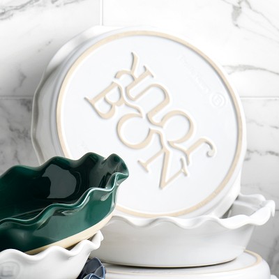 Emile Henry French Ceramic Bonjour Pie & Tart Dish Set Simolary simolary.com 10