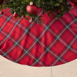 Red Tartan Tree Skirt