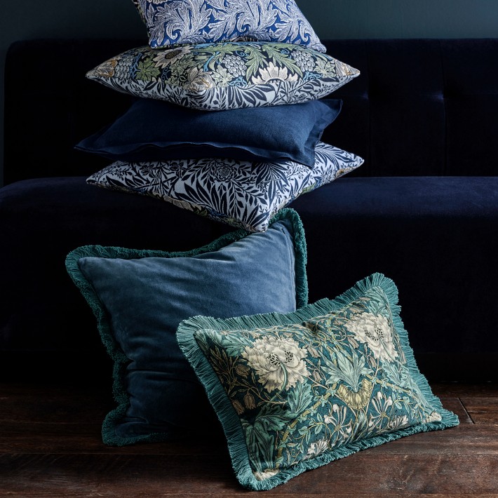 Morris & Co. Honeysuckle Tulip Pillow Cover | Williams Sonoma