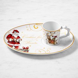 Twas the Night Before Christmas Milk & Cookie Plate
