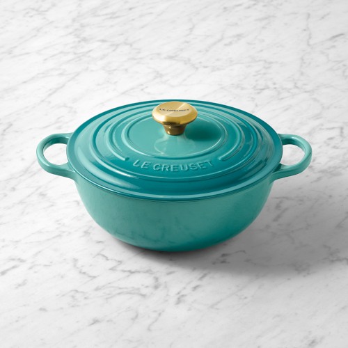 Le Creuset Signature Enameled Cast Iron Soup Pot, 4.5-Qt., Riviera