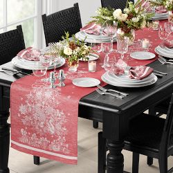 Twas the Night Before Christmas Jacquard Table Runner