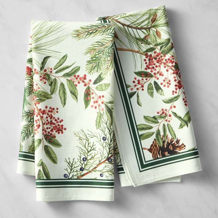 Woodland Berry Towels, Set of 2
