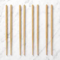 Williams Sonoma Brass Chopsticks, Set of 4