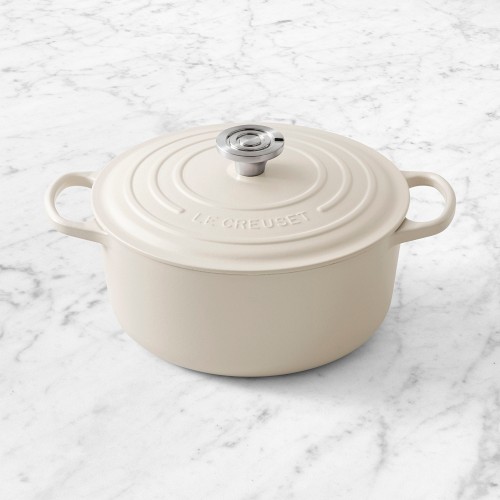 Le Creuset Signature Enameled Cast Iron Round Oven, 5.5-Qt., Brioche