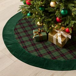 Green Tartan Tree Skirt
