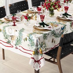12 Days of Christmas Tablecloth, 70" X 108", Numbers