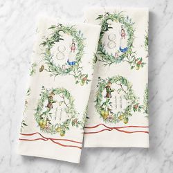 12 Days of Christmas Tea Towels, Set of 2, Numbers