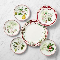 Holiday Ribbon 12 Piece Set (Dinner, Salad, App)