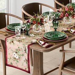 Woodland Berry Floral Runner, 16" X 108"