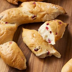 Moulin Boulangerie Cranberry Pain D'Epi Wreaths, Set of 3